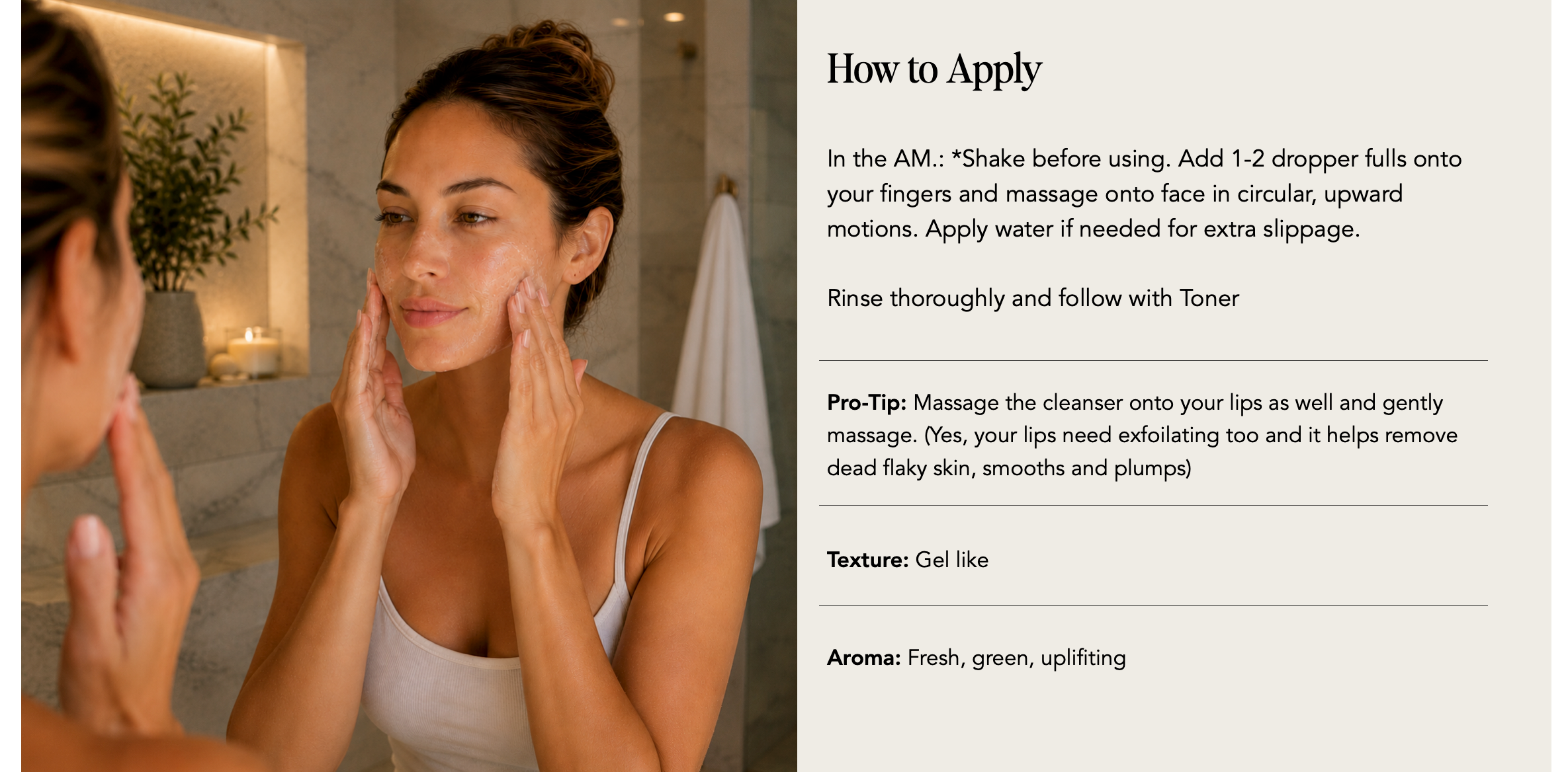 fresh skin cells face wash by immortalia directions