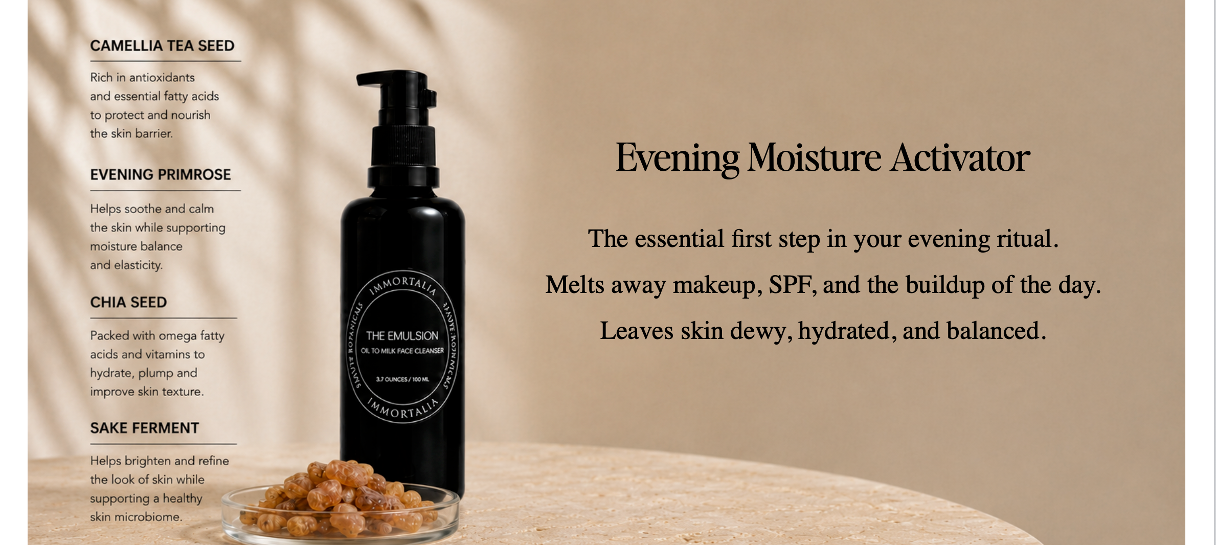 the emulsion skin benefits